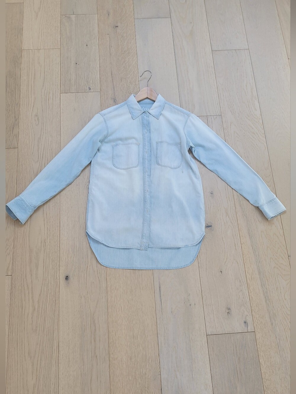 Madewell Light Blue Denim Button-Down Shirt